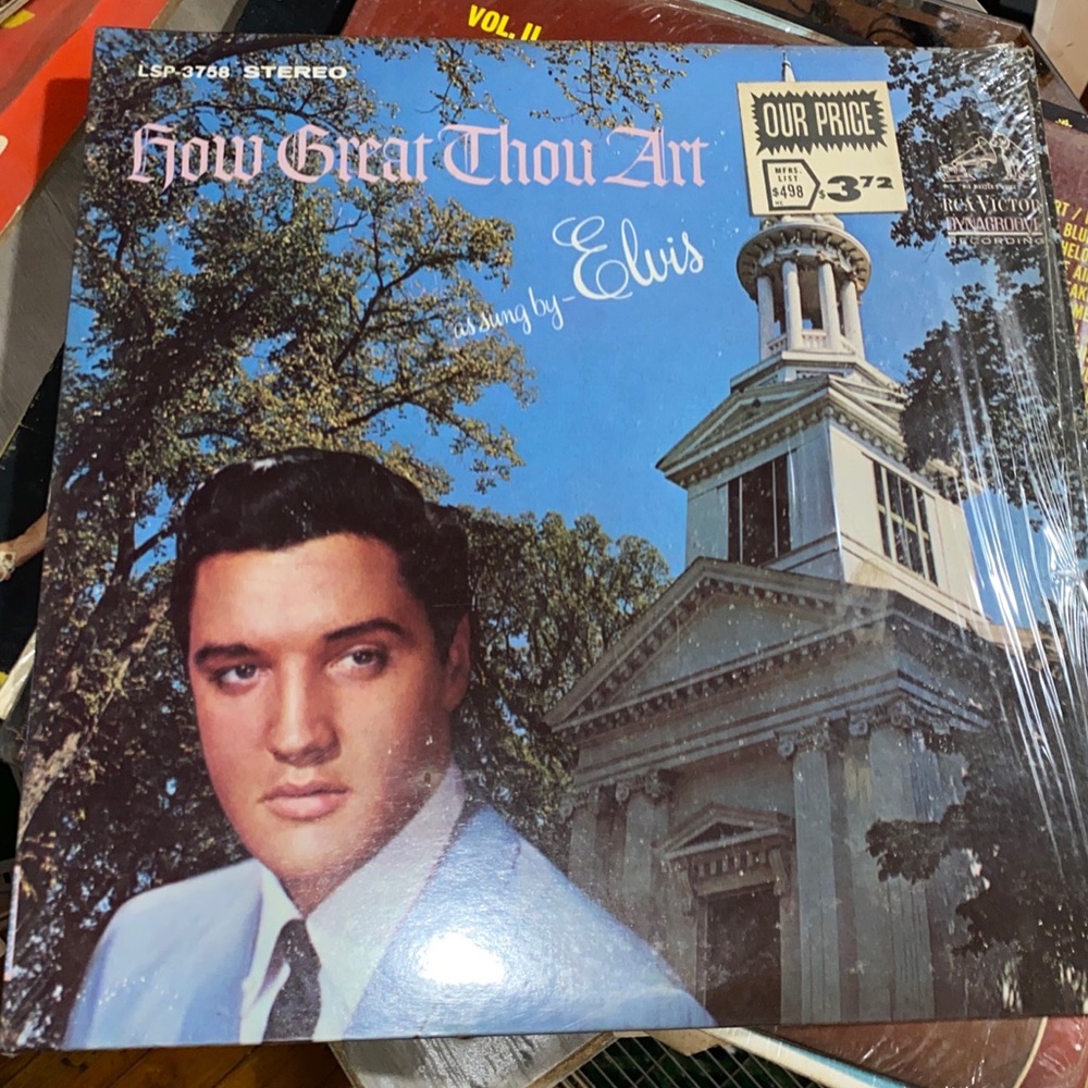 Elvis How Great Thou Art Gospel Vinyl Record